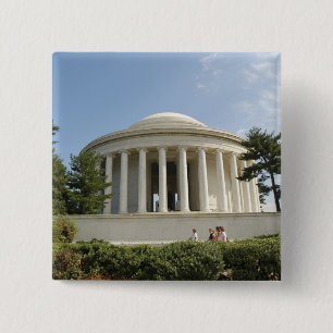 Washington, DC. Thomas Jefferson Memorial 15 Cm Square Badge