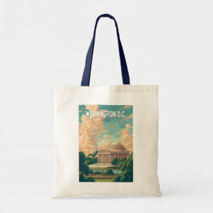 Washington DC Thomas Jefferson Memorial Travel Art Tote Bag