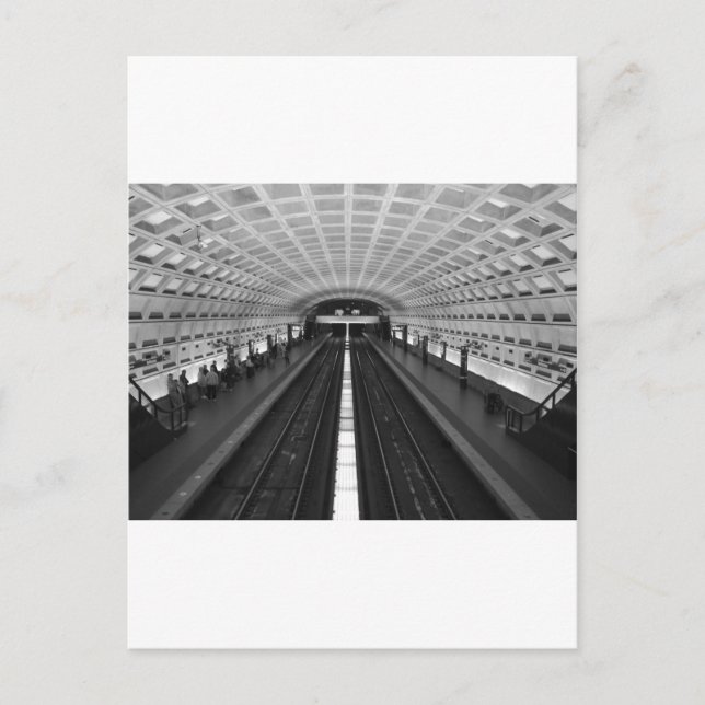 washington-dc-train-station postcard (Front)