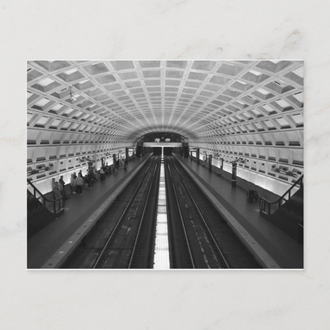 washington-dc-train-station postcard (Front)