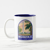 Washington DC Travel Art Emblem