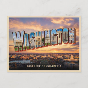 Washington Dc Travel Postcard