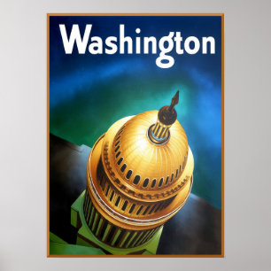 Washington DC travel Poster