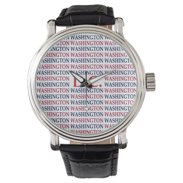 Washington DC Typography Watch (Front)