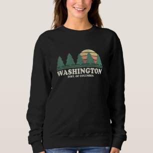 Washington Dc Vintage Throwback Tee Retro 70s