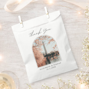 Washington DC Wedding Thank You Photo Favour Bag