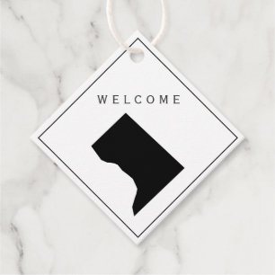 Washington DC Welcome Bag Gift Tag for Wedding