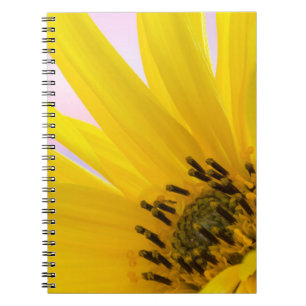 Washington. Detail of sunflower blossom 1 Spiral Notebook
