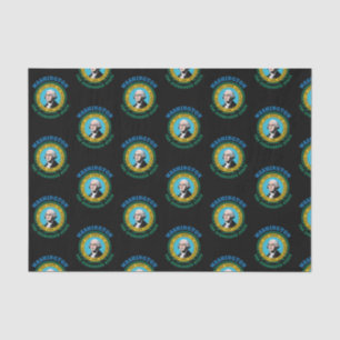WASHINGTON EVERGREEN STATE FLAG TISSUE PAPER