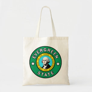 Washington Evergreen State tote bag