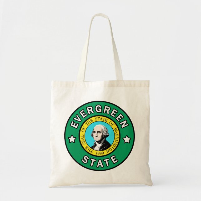 Washington Evergreen State tote bag (Front)