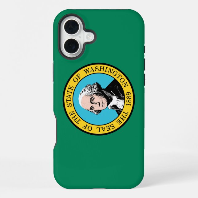 Washington flag iPhone case (Back)