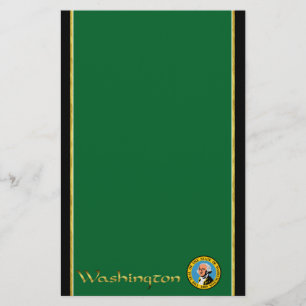 Washington flag stationery