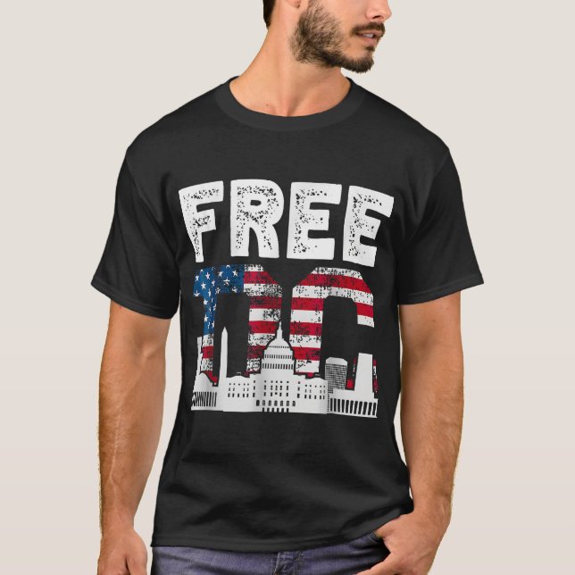Washington Free Dc Free Dc T-Shirt (Front)