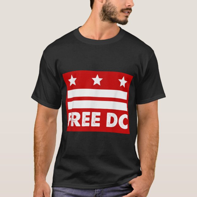 Washington Free Dc Free Dc T-Shirt (Front)
