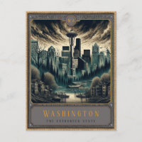 Washington | Gothic Art Postcard