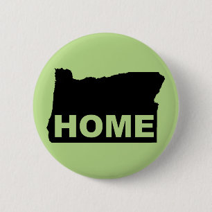 Washington Home Away From State Button Badge Pin