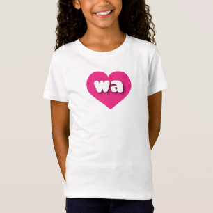 Washington hot pink heart - I love wa T-Shirt