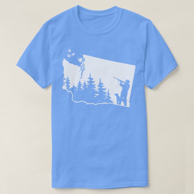 Washington Hunting Duck T-Shirt (Design Front)