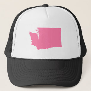 Washington in Pink Trucker Hat