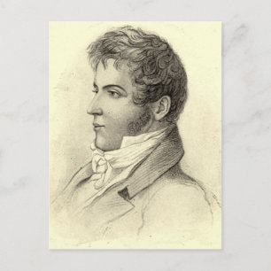 Washington Irving Portrait Postcard