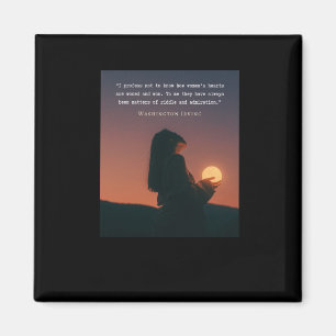 Washington Irving Quote I Profess Not To Know How Magnet
