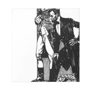 washington lincoln notepad