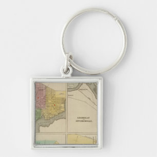 Washington Louisville and Jeffersonville Key Ring