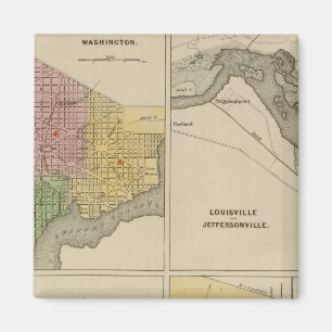 Washington Louisville and Jeffersonville Magnet