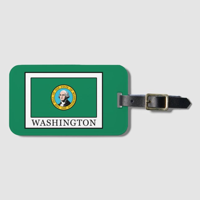 Washington Luggage Tag (Front Horizontal)