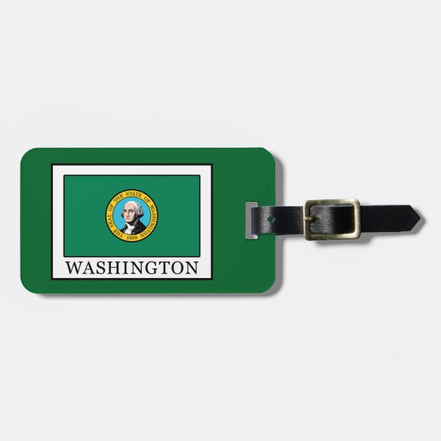 Washington Luggage Tag (Front Horizontal)