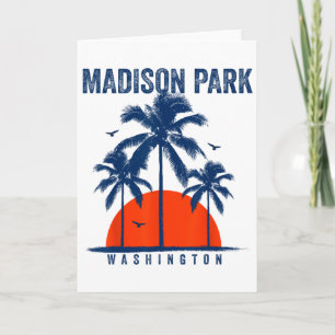 Washington Madison Park Ocean Surfing Surfboarding Card