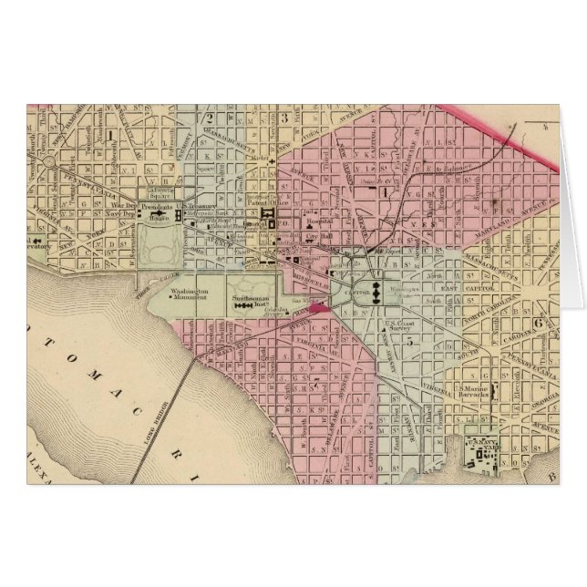 Washington Map by Mitchell (Front Horizontal)