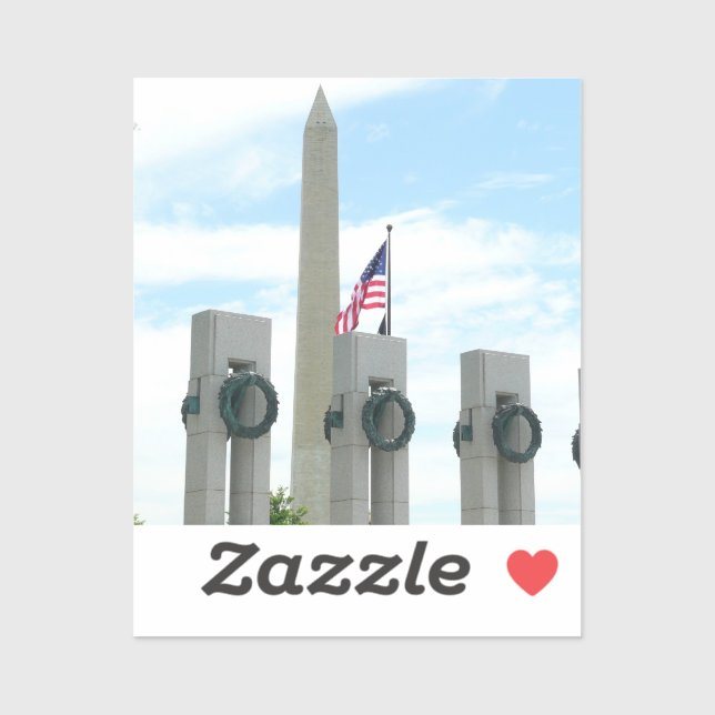 Washington Monument and WWII Memorial in DC (Sheet)