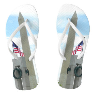 Washington Monument and WWII Memorial in DC Jandals