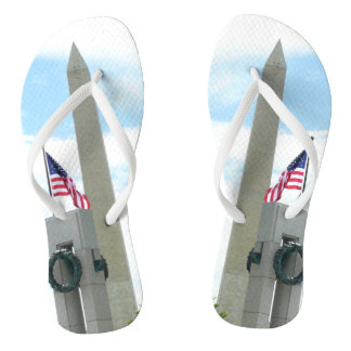 Washington Monument and WWII Memorial in DC Jandals