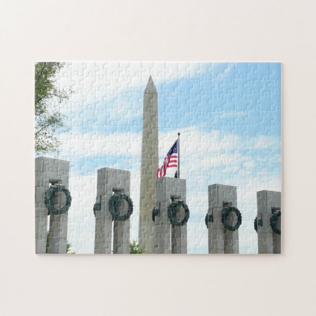 Washington Monument and WWII Memorial in DC Jigsaw Puzzle (Horizontal)