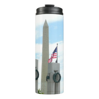 Washington Monument and WWII Memorial in DC Thermal Tumbler