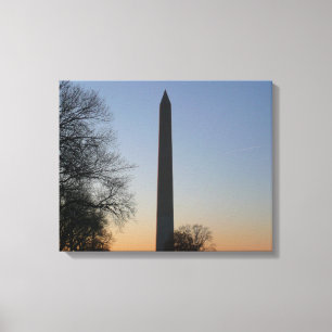 Washington Monument at Sunset Canvas Print