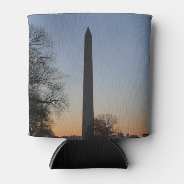 Washington Monument at Sunset in DC Can Cooler (Front)