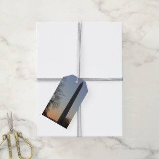 Washington Monument at Sunset in DC Gift Tags