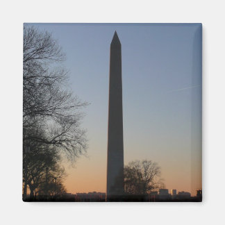 Washington Monument at Sunset in DC Magnet