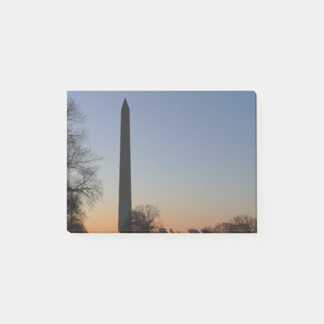 Washington Monument at Sunset in DC Post-it Notes (Front)