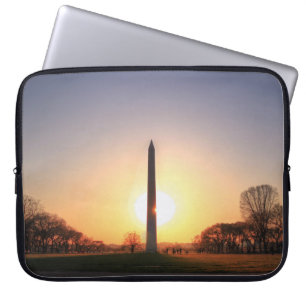 Washington Monument at Sunset Laptop Sleeve