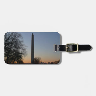 Washington Monument at Sunset Luggage Tag