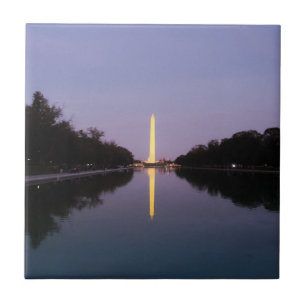 Washington Monument at Sunset Tile
