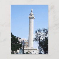 Washington Monument Baltimore Postcard
