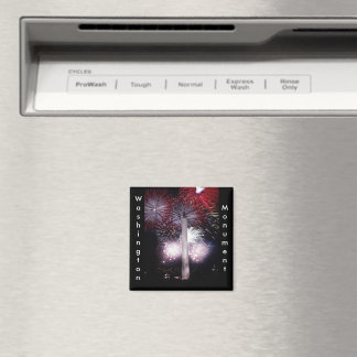 Washington Monument Fireworks Magnet