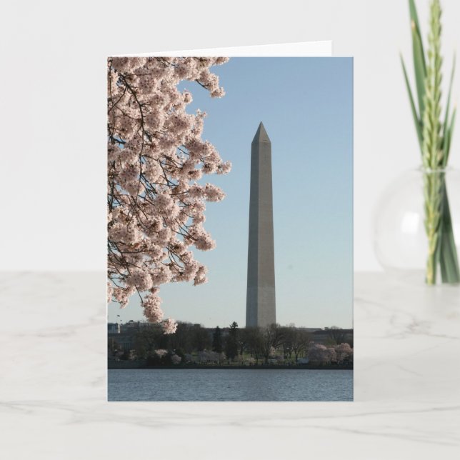 Washington Monument Greeting Card (Front)