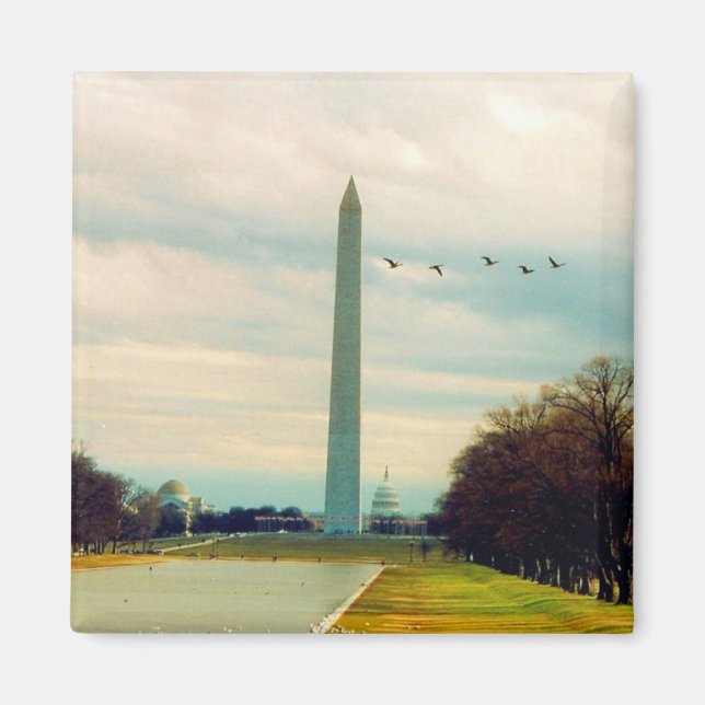 washington monument magnet (Front)